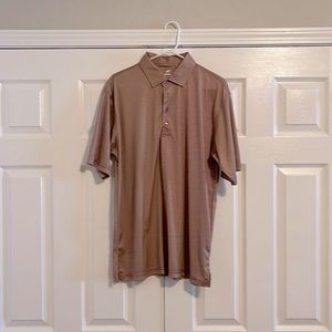 Purple and gold gold polo